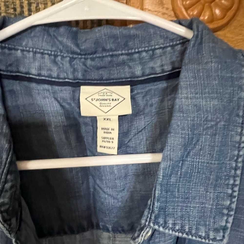 St. John's Bay Classic Blue Shirt